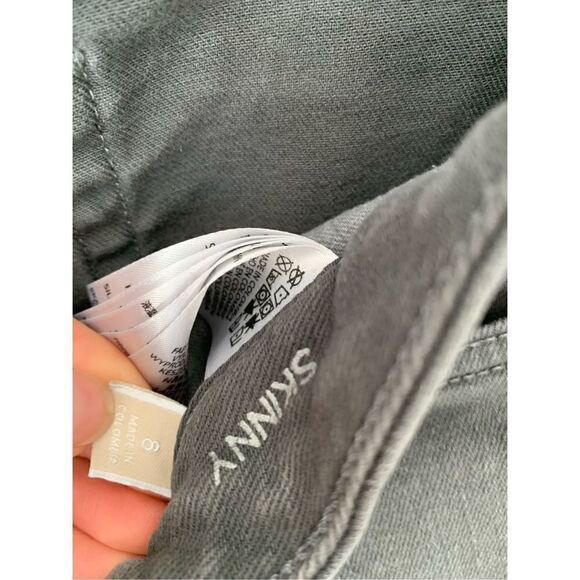 Michael Kors, gray skinny jeans, size 8 - Picture 2 of 5